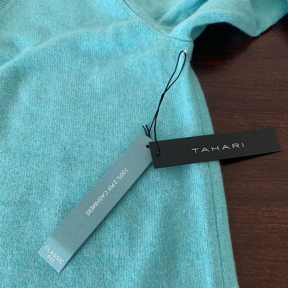 Tahari 100%2-ply cashmere soft sweater Size M - Picture 4 of 6
